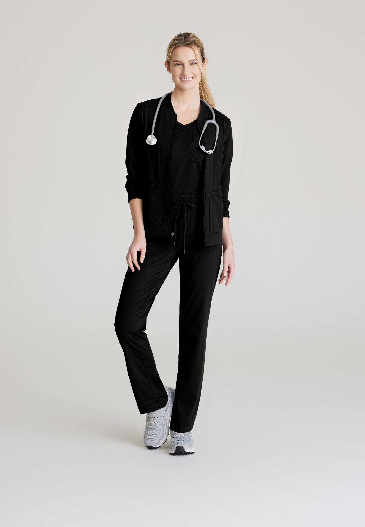 Contour 3-Pocket Front Zipper Warm Up Jacket