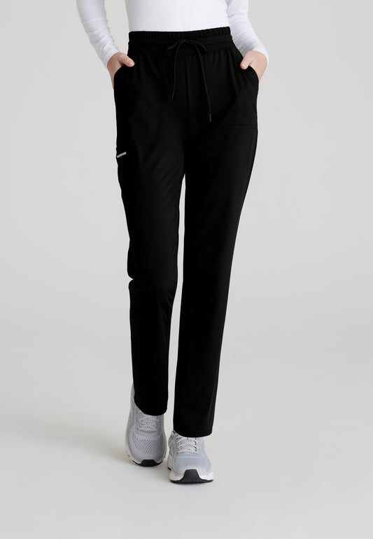 Reach Shirred Waistband Straight Leg Pant