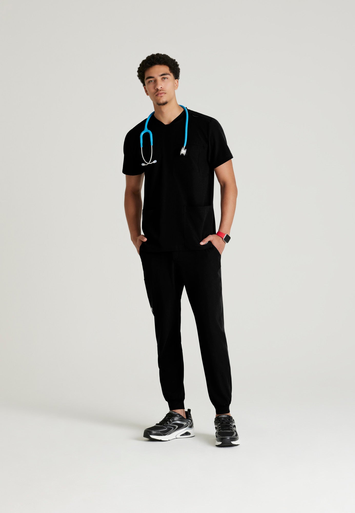 Thesis 3-Pocket Round Neck Scrub Top