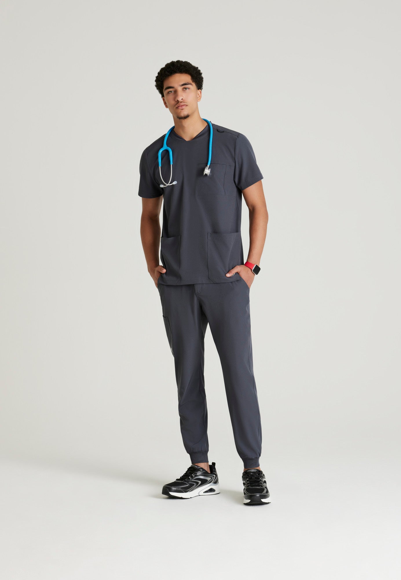Thesis 3-Pocket Round Neck Scrub Top