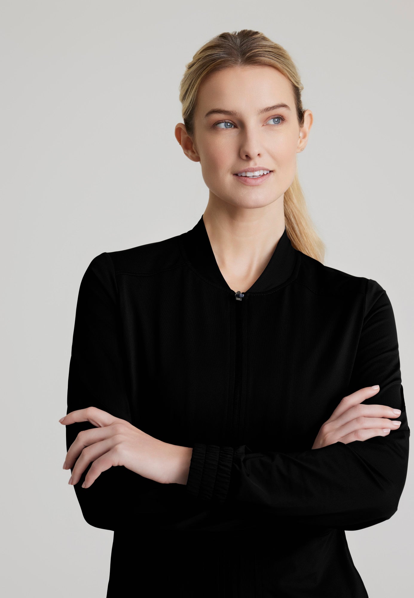 Contour 3-Pocket Front Zipper Warm Up Jacket