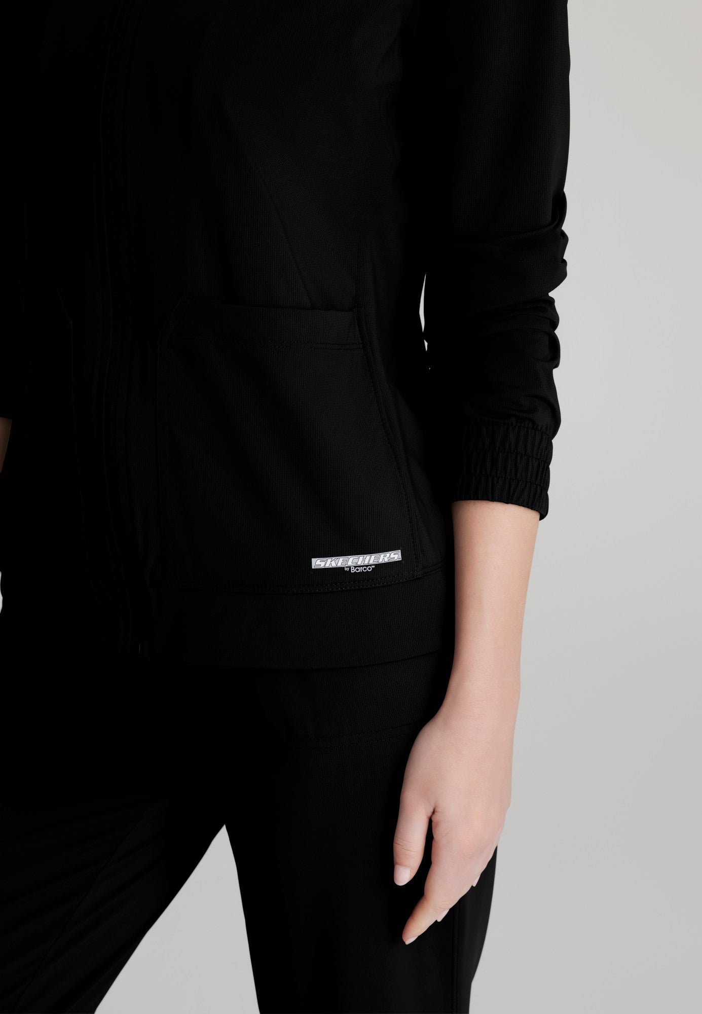Contour 3-Pocket Front Zipper Warm Up Jacket