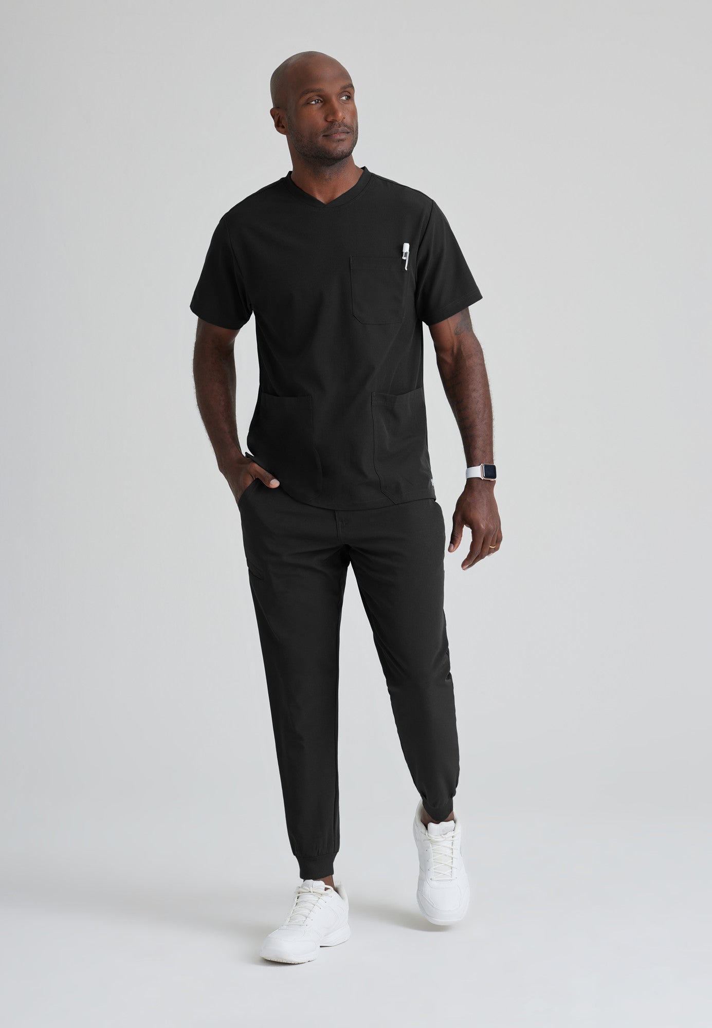 Vitality Crew V-Neck Scrub