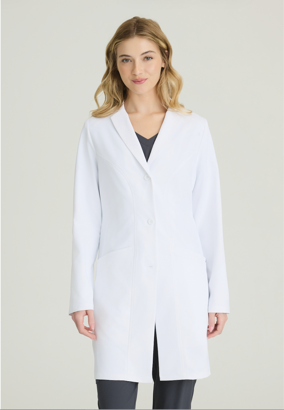Flourish Women's 3 Pocket 36" 4-Button Lab Coat